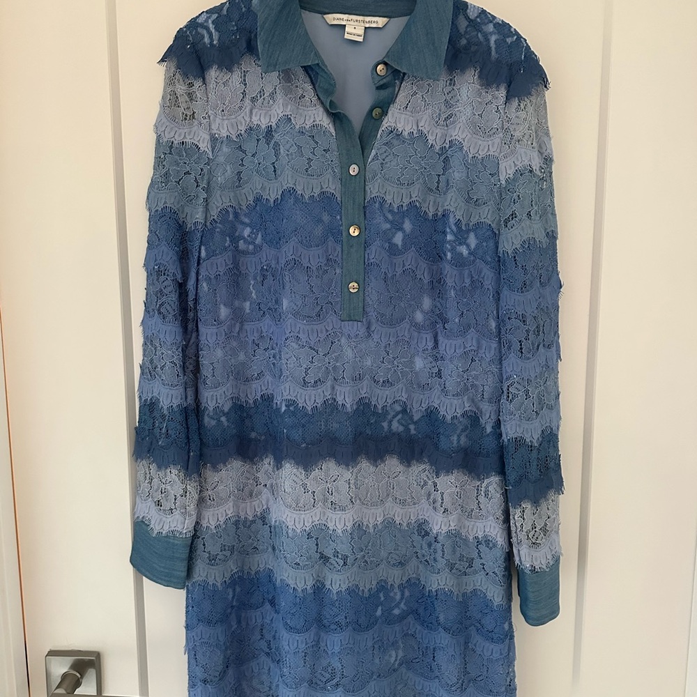 Diane Von Furstenberg Denim Blue Dress